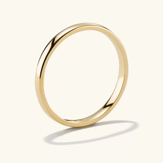 Cheap 2Mm Curve Band Rings