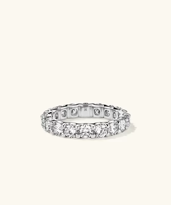 Clearance 3.5Mm Lab Grown Diamond Eternity Band Rings