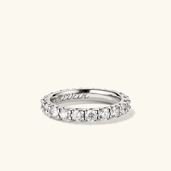 Cheap 3Mm Bold Diamond Eternity Band Rings