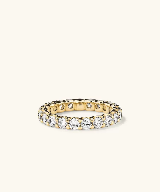 Fashion 3Mm Lab Grown Diamond Eternity Band Rings