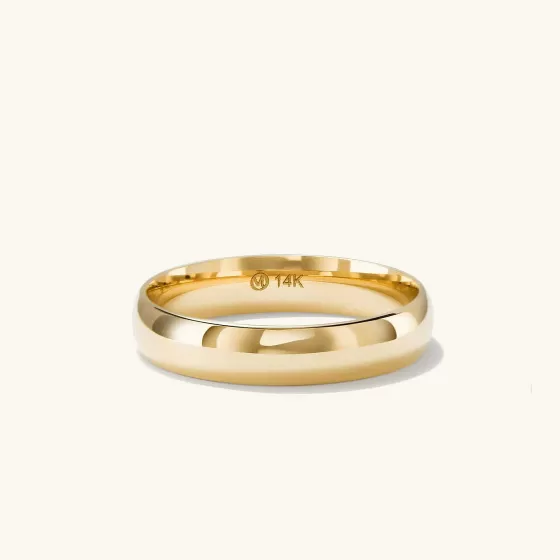 Clearance 4Mm Curve Band Rings