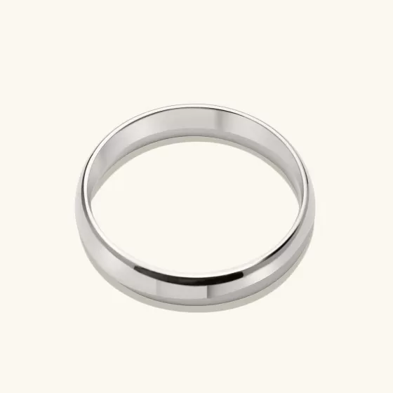 Clearance 4Mm Curve Band Rings