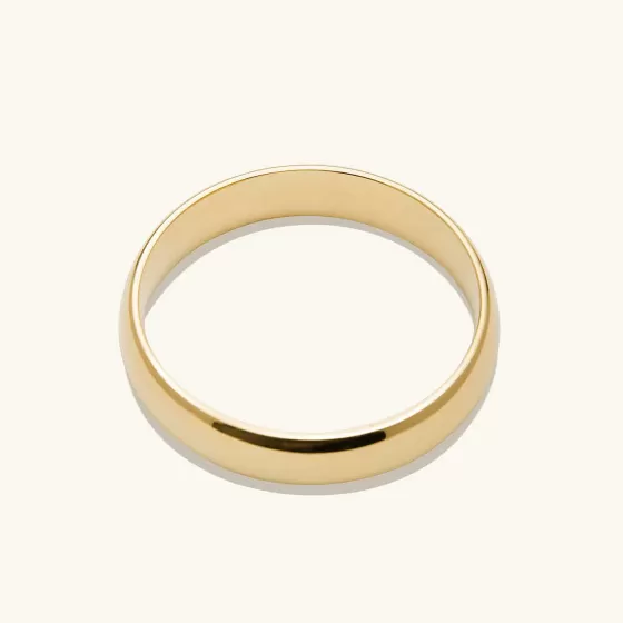 Clearance 4Mm Curve Band Rings