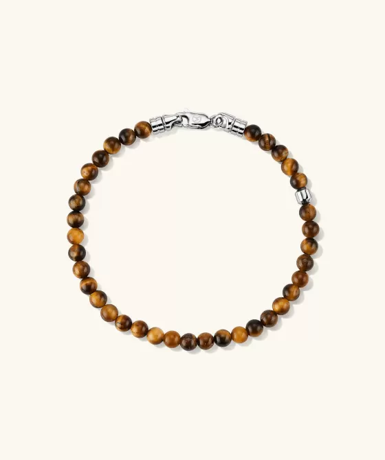 Cheap 4Mm Gemstone Beaded Bracelet Bracelets