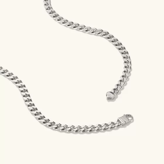 Fashion 5Mm Curb Chain Necklace Necklaces