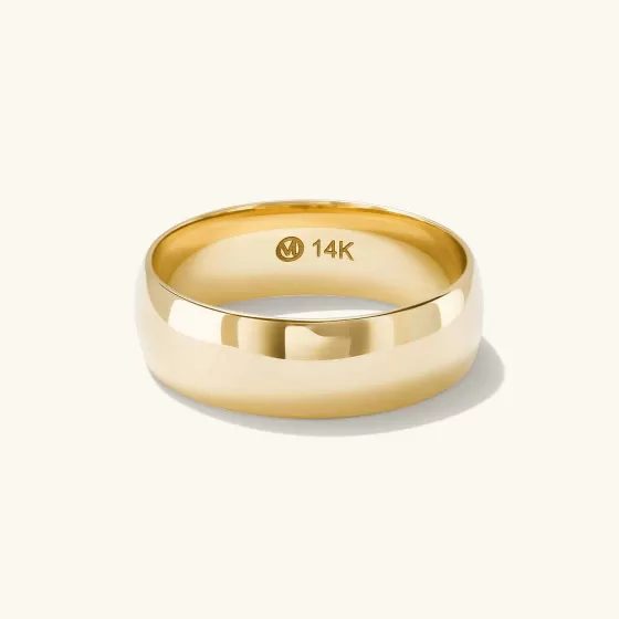 Hot 6Mm Curve Band Rings