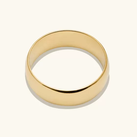 Hot 6Mm Curve Band Rings