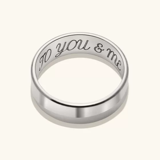 New 6Mm Smooth Band Rings
