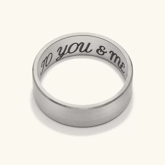 New 6Mm Smooth Band Rings