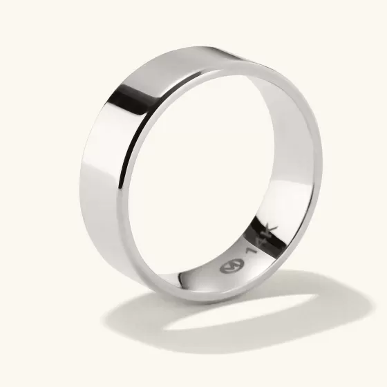 New 6Mm Smooth Band Rings