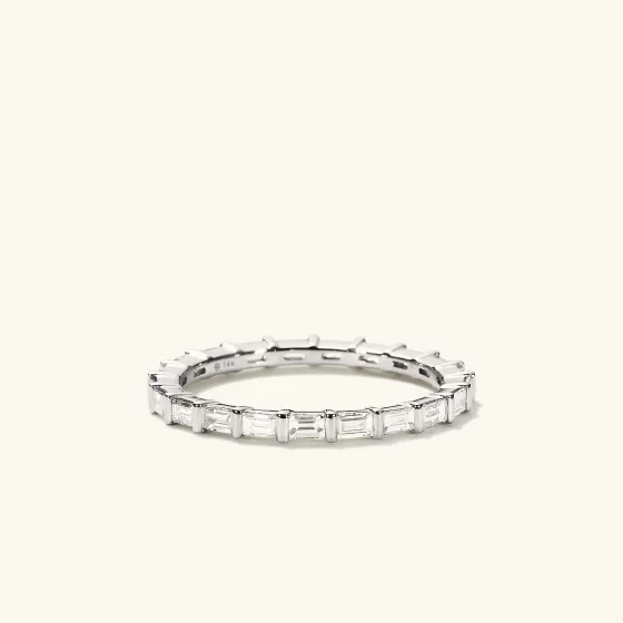 Outlet Baguette Diamond Eternity Band Rings