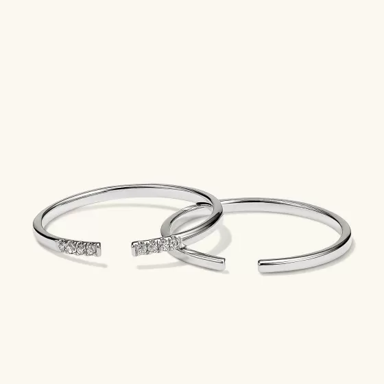 Fashion Beam Open Ring Stacker Set Rings