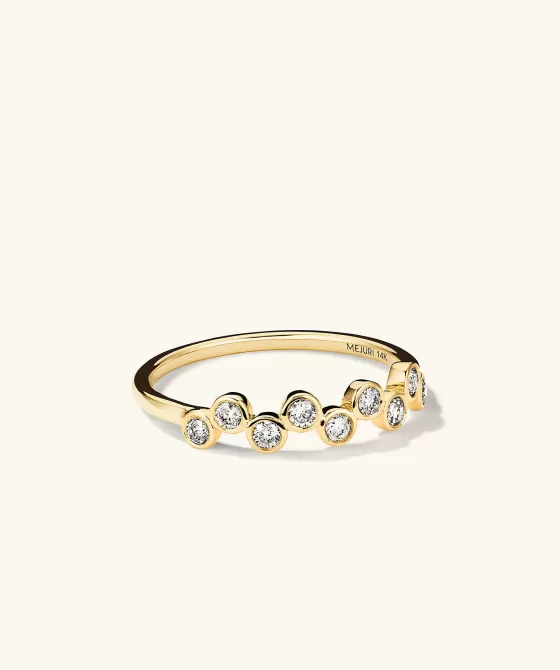 Fashion Bezel Lab Grown Diamond Zig-Zag Ring Rings