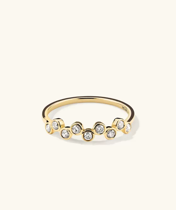 Fashion Bezel Lab Grown Diamond Zig-Zag Ring Rings
