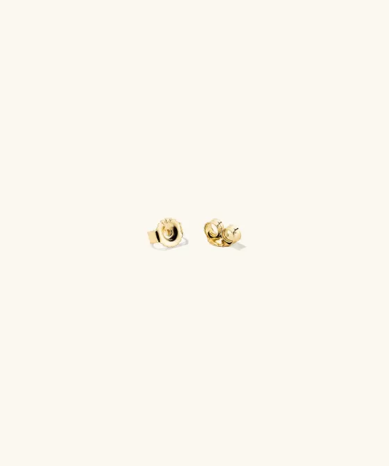 Clearance Bezel Round Lab Grown Diamond Studs 0.5 Ct Earrings