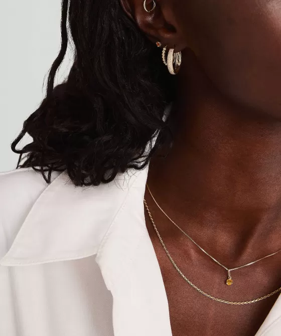 Outlet Birthstone Charm Necklaces