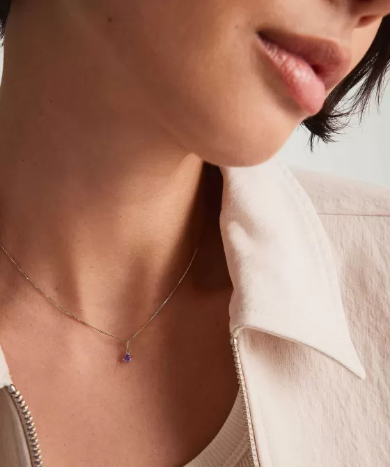 Discount Birthstone Charm Necklaces