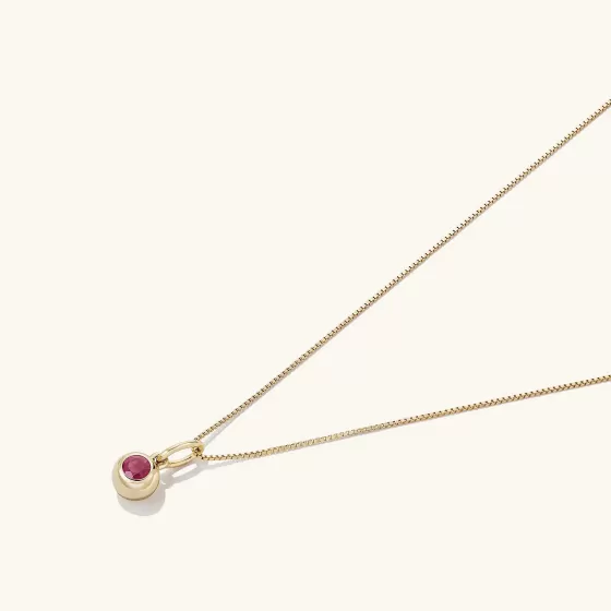 Flash Sale Birthstone Sphere Charm Necklaces