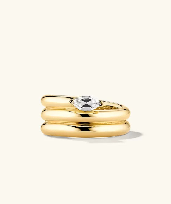 Cheap Boa Gemstone Coil Ring Rings