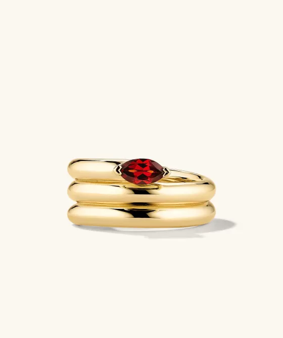 Best Sale Boa Gemstone Coil Ring Rings