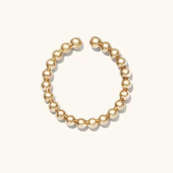 Cheap Bold Beaded Diamond Open Ring Rings