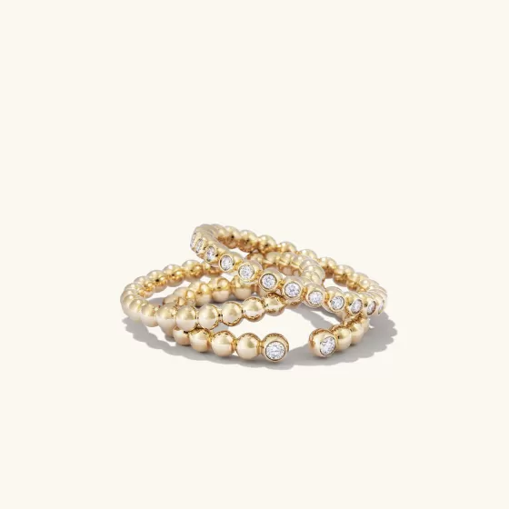 Clearance Bold Beaded Ring Rings