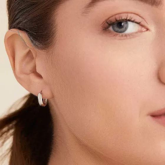 Outlet Bold Huggie Hoops Earrings