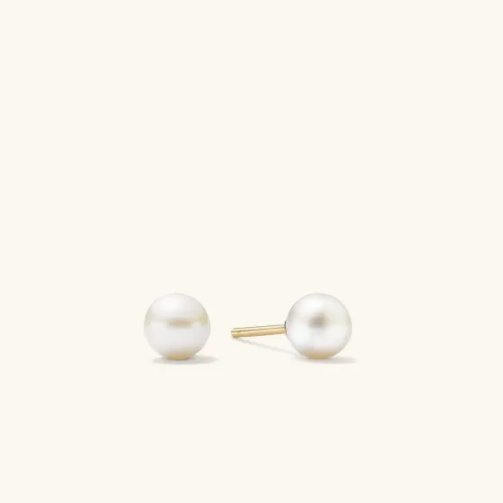 Sale Bold Pearl Ear Jacket Studs Earrings
