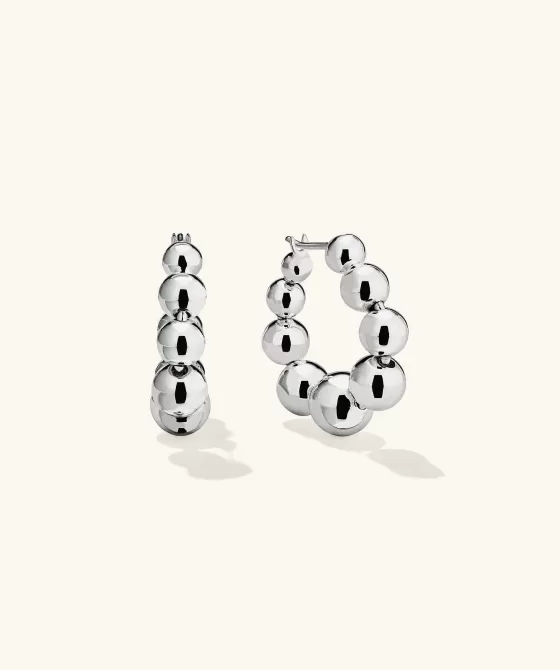 Online Bubble Sphere Hoops Earrings