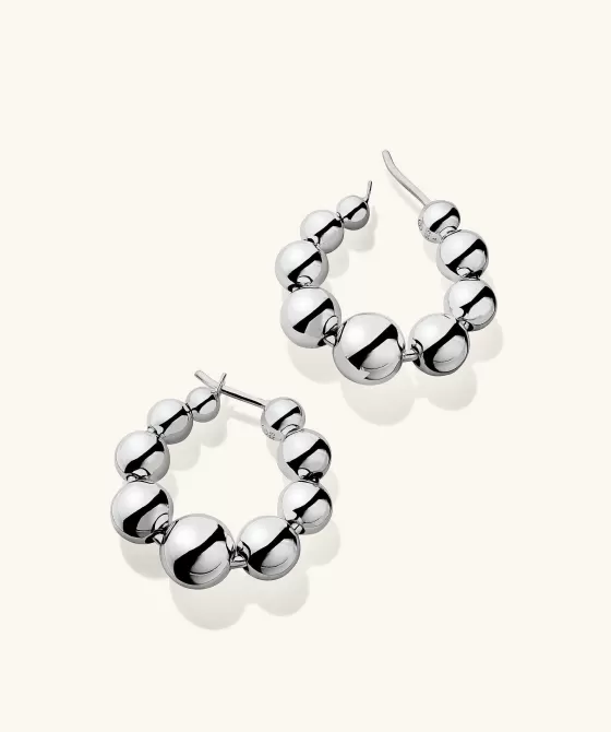 Online Bubble Sphere Hoops Earrings