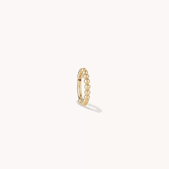 Online Cartilage Beaded Mini Hoop Earrings
