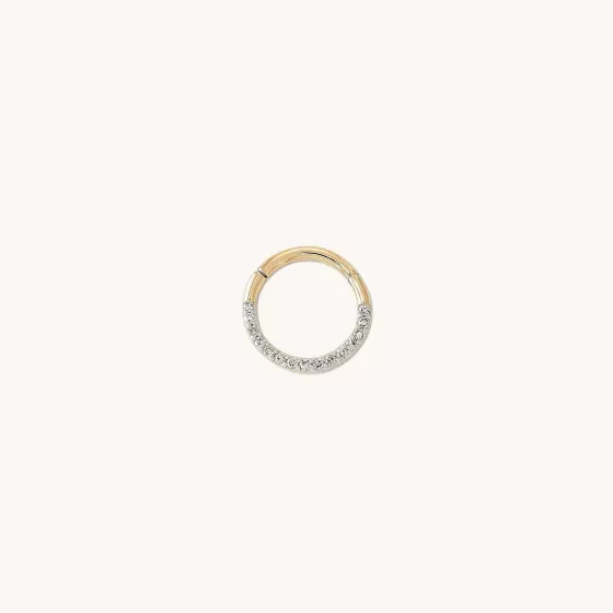 New Cartilage Pav Diamond Mini Hoop Earrings