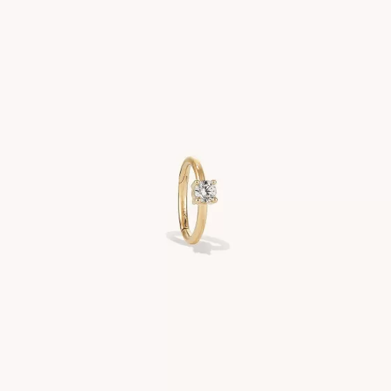 Discount Cartilage Solo Diamond Mini Hoop Earrings