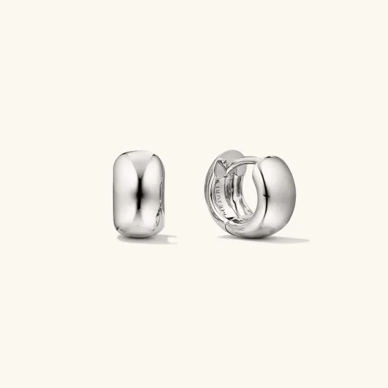 Hot Chunky Huggie Hoops Earrings