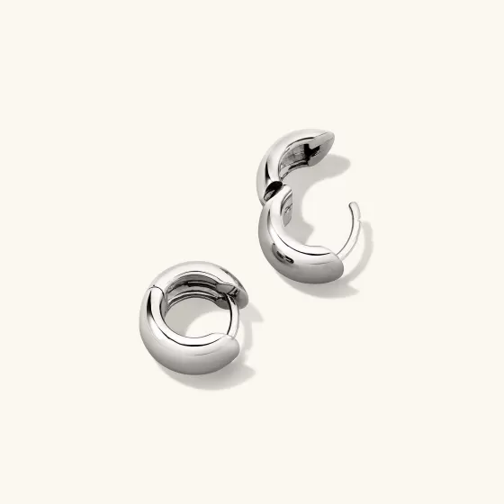 Hot Chunky Huggie Hoops Earrings