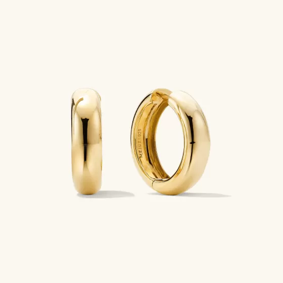 New Chunky Large Hoops Earrings