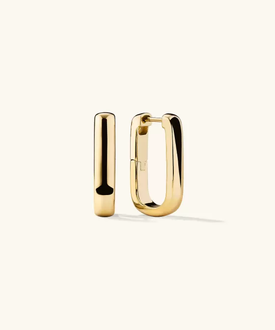 Fashion Chunky Large U Hoops Earrings