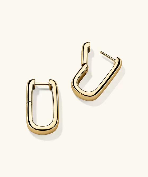 Fashion Chunky Large U Hoops Earrings