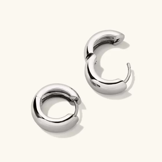 Best Sale Chunky Medium Hoops Earrings
