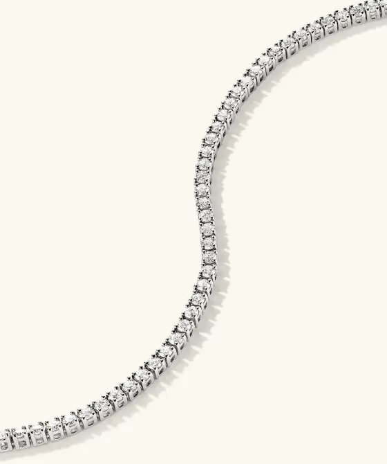 Cheap Diamond Tennis Necklace 1.8Mm Necklaces