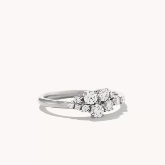 Clearance Diamonds Cluster Ring Rings