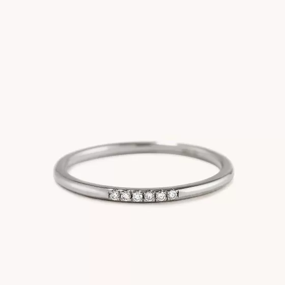 Shop Diamonds Line Ring Rings