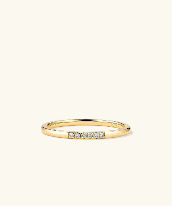 Outlet Diamonds Line Ring Rings