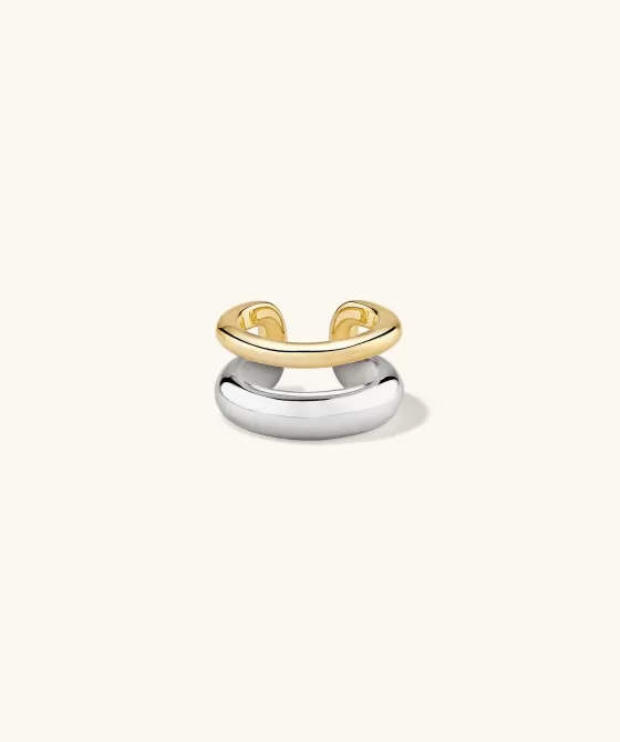 Store Duet Mixed Ear Cuff Earrings