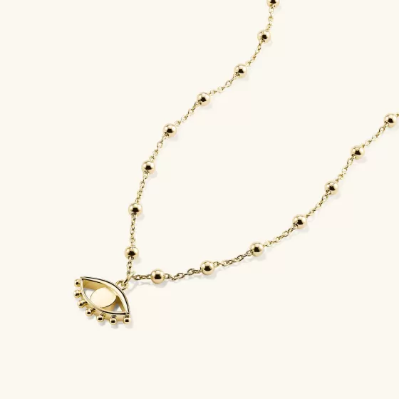 Cheap Evil Eye Beaded Pendant Necklace Necklaces