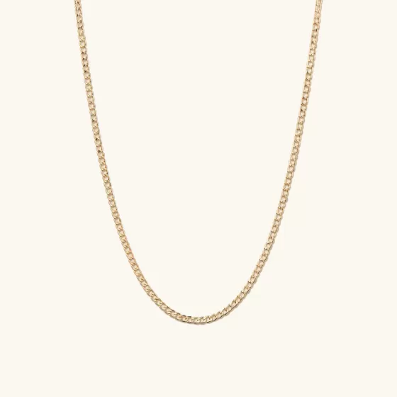 Clearance Flat Curb Chain Necklace Necklaces