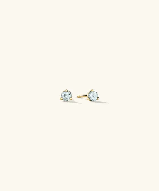 Discount Gemstone Mini Studs Earrings