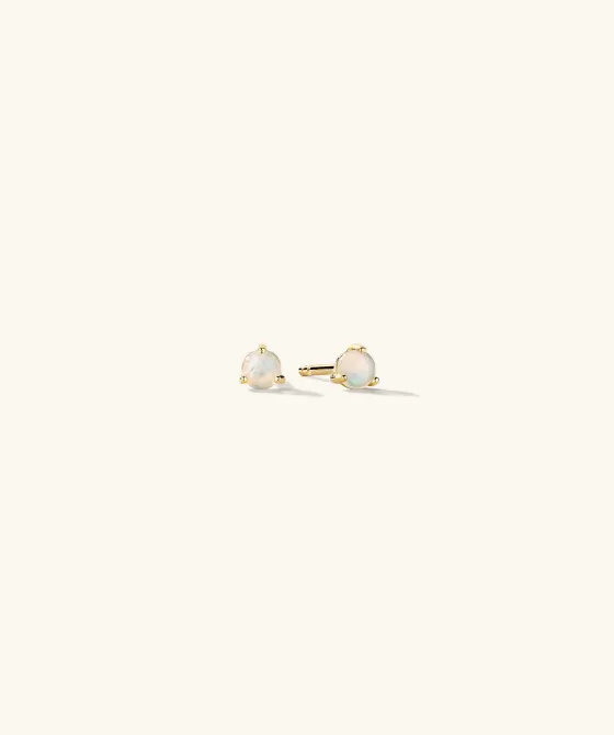 Outlet Gemstone Mini Studs Earrings