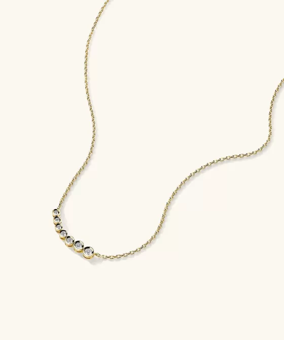 Online Graduated Diamond Necklace Necklaces