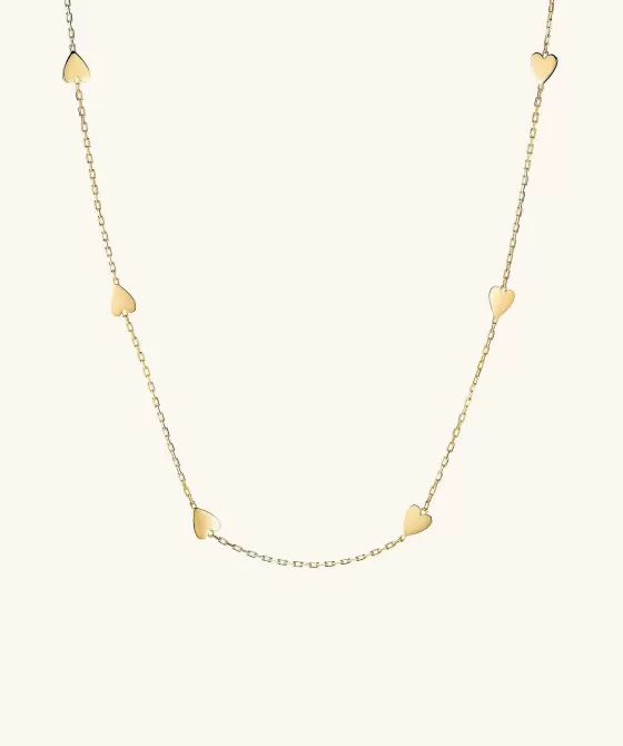 Clearance Heart Station Necklace Necklaces